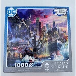 New Thomas Kinkade Studios Justice League 1000-Piece Jigsaw Puzzle Batman Super